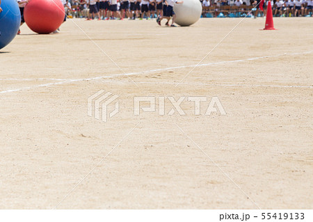 運動会　大玉転がし 55419133