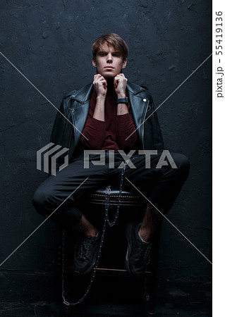 Young stylish hipster man 55419136