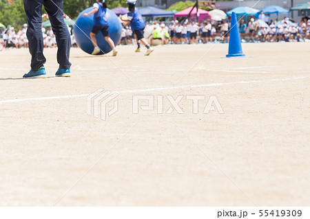 運動会　大玉転がし 55419309