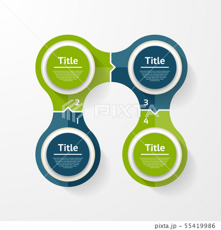 Vector circle infographic Vector circle infographic 55419986
