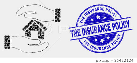Vector Pixelated Hands Care Home Icon and Distress The Insurance Policy Watermark Vector Pixelated Hands Care Home Icon and Distress The Insurance Policy Watermark 55422124