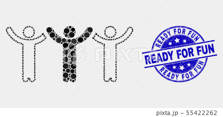 Vector Pixel Dancing People Icon and Scratched Ready for Fun Watermark Vector Pixel Dancing People Icon and Scratched Ready for Fun Watermark 55422262