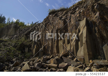 Basalt for building. Basalt career. Basalt pillars Basalt for building. Basalt career. Basalt pillars 55423537