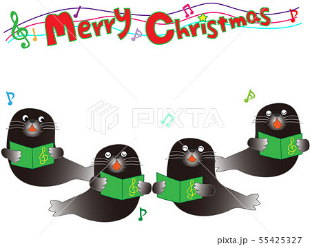 水族館の動物たちのクリスマスコンサート 55425327