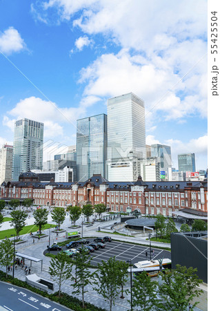 【東京都】東京駅 駅前風景 【東京都】東京駅 駅前風景 55425504