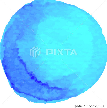 水彩_watercolor_イラスト_丸_円_circle_ブルー_blue_cosmoscolor 水彩_watercolor_イラスト_丸_円_circle_ブルー_blue_cosmoscolor 55425694