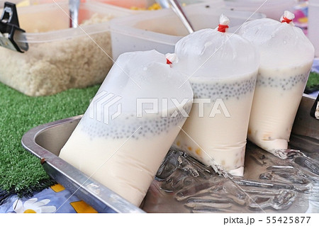 Soy milk at street food 55425877