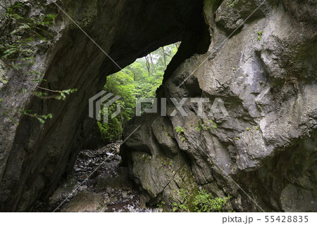 帝釈峡　鬼の唐門（広島県庄原市） 55428835