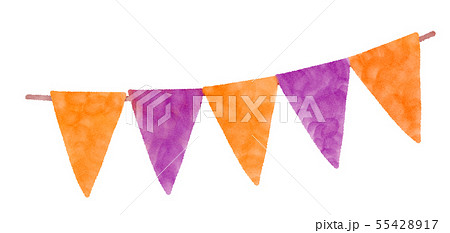 フラッグ ガーランドのイラスト素材