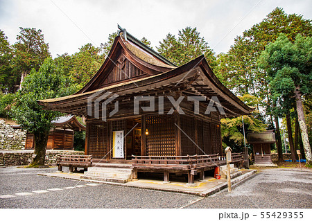 秋の滋賀坂本 日吉大社 樹下宮拝殿 秋の滋賀坂本 日吉大社 樹下宮拝殿 55429355