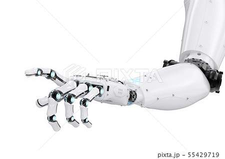 robotic hand pointing 55429719