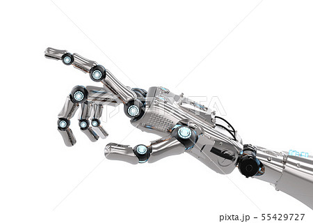 robotic hand pointing 55429727