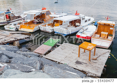 Small fishing and pleasure boats, Turkey Small fishing and pleasure boats, Turkey 55430477