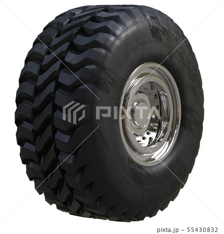 truck tire isolated 55430832