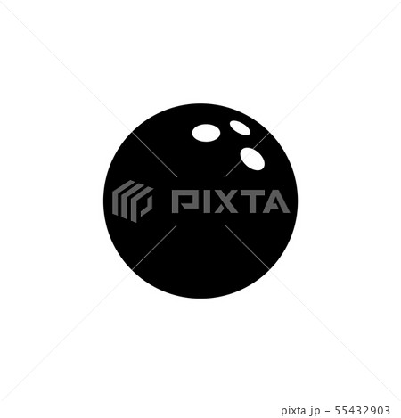 Single ball for bowling isolated on white background. Single ball for bowling isolated on white background. 55432903