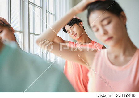男女　スポーツウェア　フィットネス 55433449
