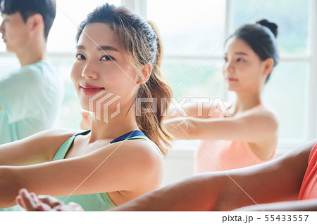 男女　スポーツウェア　フィットネス 55433557