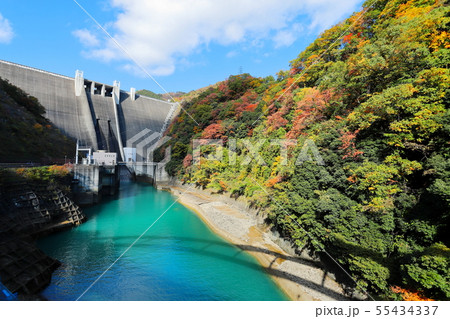 紅葉の宮ヶ瀬ダム 55434337