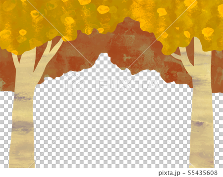 Vector background material Autumn frame illustration frame 55435608