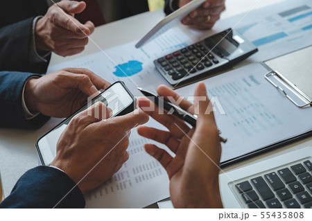 Administrator business man financial inspector and 55435808