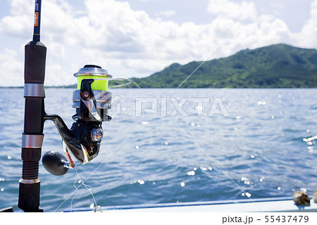 釣り竿 リール 海釣りイメージ 釣り竿 リール 海釣りイメージ 55437479