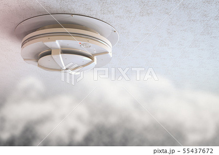 smoke detector on ceiling 55437672