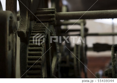 old ancient tower clock mechanism detail old ancient tower clock mechanism detail 55439344