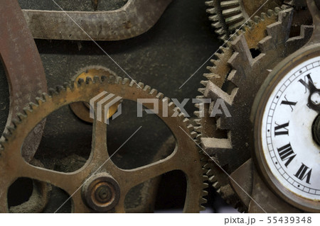 old ancient tower clock mechanism detail old ancient tower clock mechanism detail 55439348