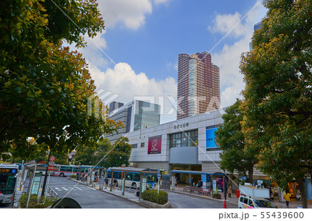 川崎市中原区のJR武蔵小杉駅北口を見る 55439600