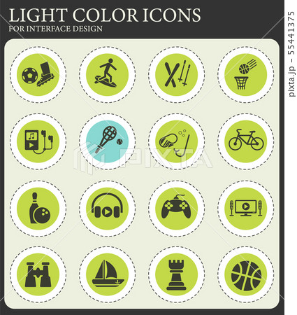 leisure icon set leisure icon set 55441375