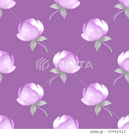 Seamless pattern with spring flowers 55442412
