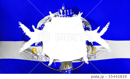 Boise capital city flag with a big hole 55443839