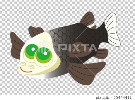 デメニギス 深海魚 キャラクター イラスト 55444411