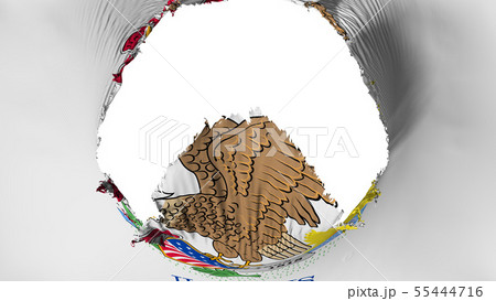 Big hole in Illinois state flag Big hole in Illinois state flag 55444716