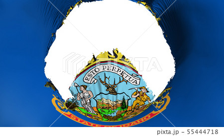 Big hole in Idaho state flag Big hole in Idaho state flag 55444718