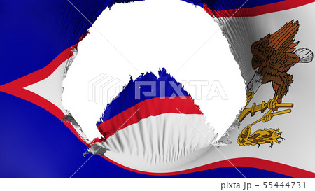 Big hole in American Samoa state flag 55444731