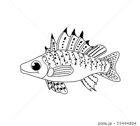 vector line cartoon animal clip art 55444804
