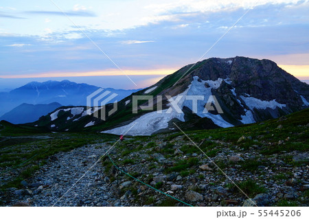 白馬山荘付近からの夕景 55445206