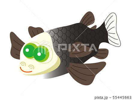 デメニギス 深海魚 キャラクター イラスト 55445663