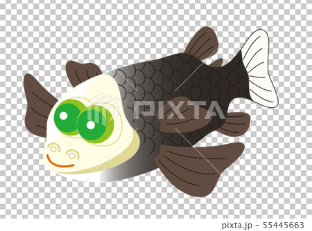 デメニギス 深海魚 キャラクター イラスト 55445663