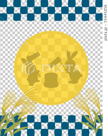 Fifteen-night rabbit watching the moon 55445856