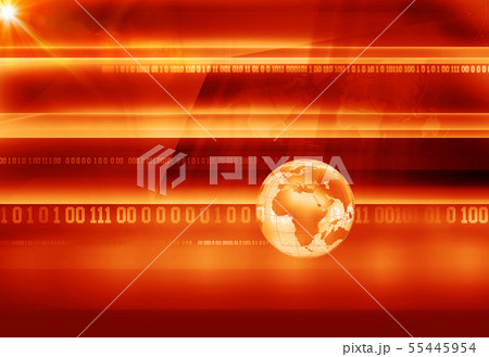 Graphical breaking news background with binary Graphical breaking news background with binary 55445954