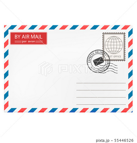 Envelope With Postmarksのイラスト素材