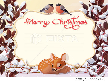 Vector Merry Christmas Cardのイラスト素材