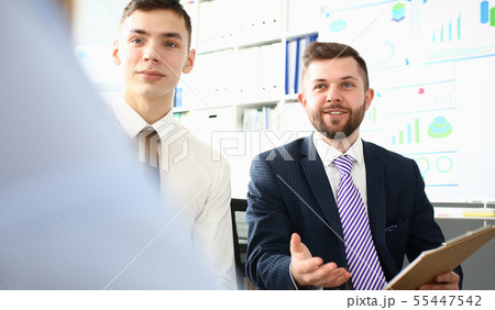 Smart people in office 55447542