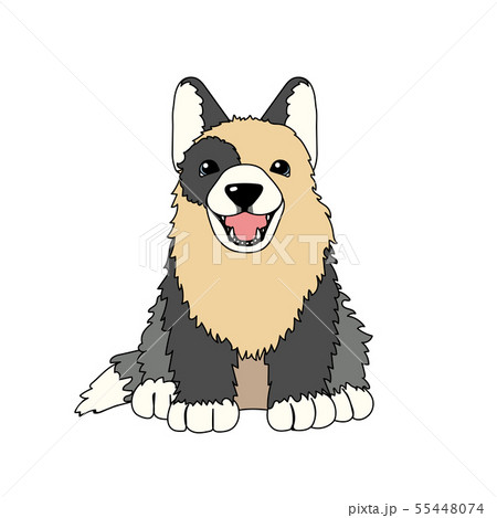 vector scandi cartoon animal clip art 55448074