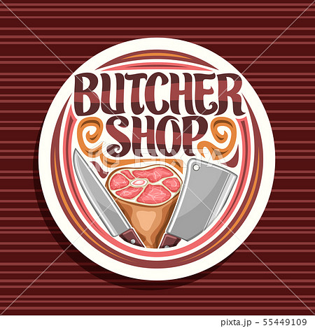 Vector logo for Butcher Shop Vector logo for Butcher Shop 55449109