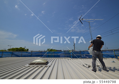 リフォーム　アンテナ交換工事の風景 55449798