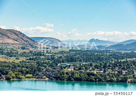 Scenery view of resort area of Kalamalka lake and Scenery view of resort area of Kalamalka lake and 55450117