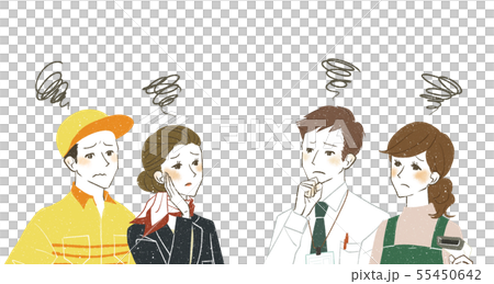 働く人達-疑問-もやもや 55450642